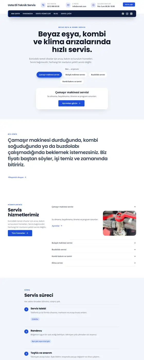 Usta Eli Teknik Servis