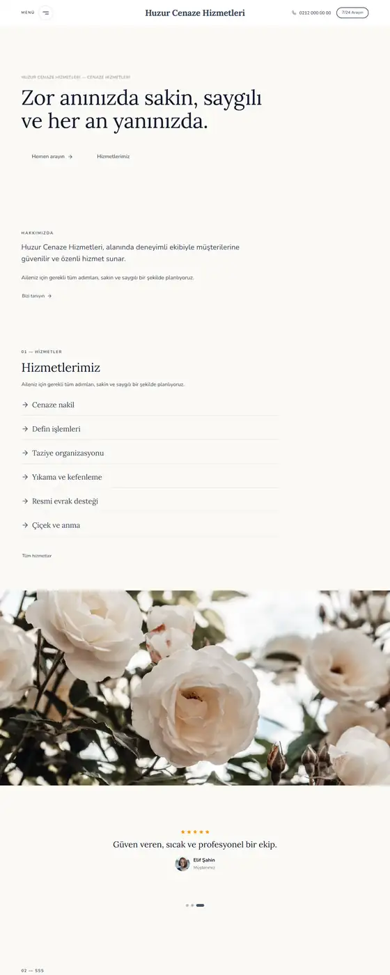 Huzur Cenaze Hizmetleri
