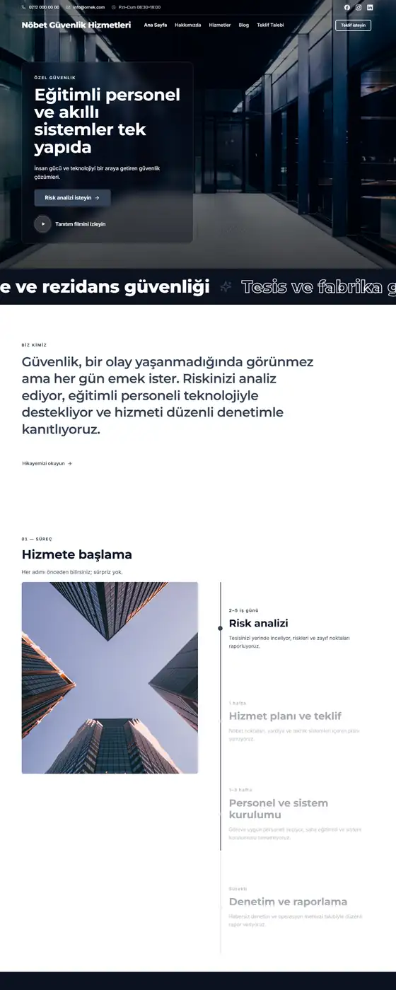 Nöbet Güvenlik Hizmetleri
