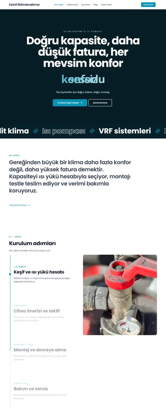 Esinti İklimlendirme