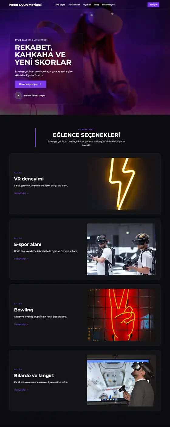 Neon Oyun Merkezi