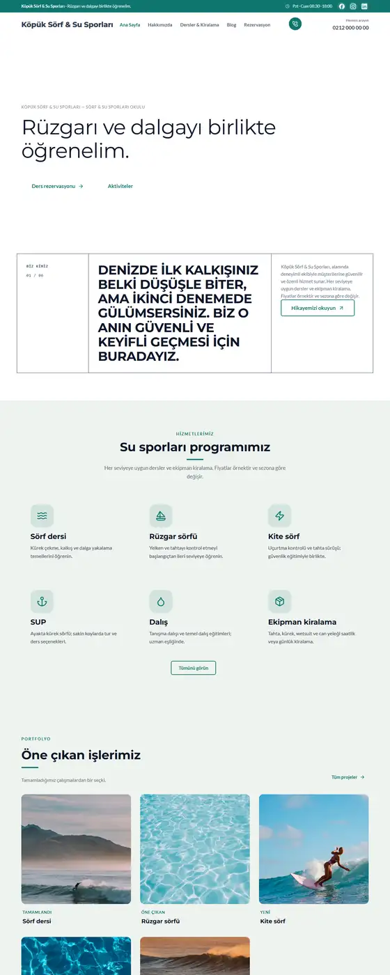 Köpük Sörf & Su Sporları