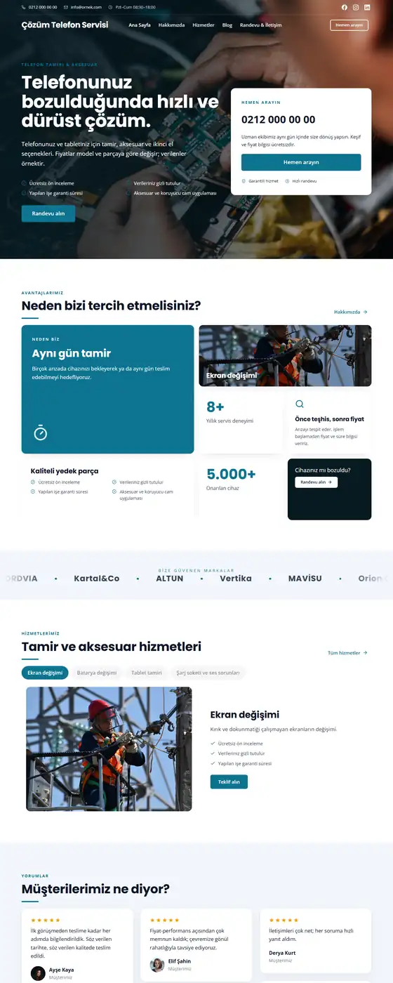 Çözüm Telefon Servisi